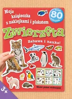 Moja książeczka z naklejkami i plakatem - Zwierzęta