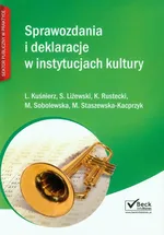 Sprawozdania i deklaracje w instytucjach kultury - L. Kuśnierz