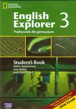English Explorer 3 podręcznik z płytą CD zakres podstawowy i rozszerzony - Outlet - Jane Bailey