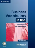 Business Vocabulary in Use: Elementary to Pre-intermediate + CD - Outlet - Bill Mascull
