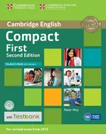 Compact First Student's Book with Answers + CD with Testbank - Peter May