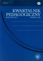 Kwartalnik Pedagogiczny nr 1 2013 - Praca zbiorowa