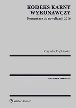 Kodeks karny wykonawczy Komentarz do nowelizacji 2016 - Krzysztof Dąbkiewicz