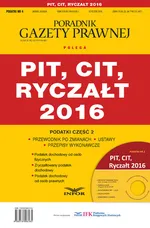 PIT,CIT, ryczałt 2016 - Outlet