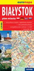 Białystok 1:20 000 papierowy plan miasta - zbiorowe opracowanie