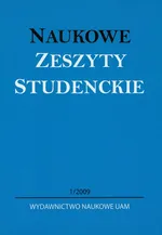 Naukowe Zeszyty Studenckie 1/2009 - Michał Klichowski