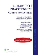 Dokumenty pracownicze - Outlet - Marcin Wujczyk