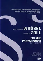 Polskie prawo karne Część ogólna - Outlet - Włodzimier Wróbel