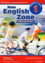 New English Zone 1 Podręcznik z płytą CD wydanie egzaminacyjne - Outlet - David Newbold