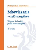 Zobowiązania - część szczegółowa - Outlet - Janina Panowicz-Lipska
