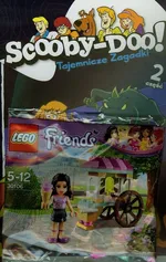 Scooby Doo 2 Tajemnicze zagadki Zestaw 2 książki + figurka Lego
