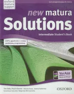 New Matura Solutions Intermediate Student's Book Kurs przygotowujący do matury - Outlet - Paul Davies