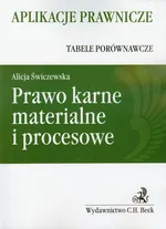 Prawo karne materialne i procesowe Aplikacje prawnicze - Alicja Świczewska