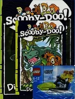 Scooby Doo Zestaw książek + figurka Lego City - Outlet