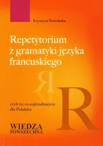 Repetytorium z gramatyki języka francuskiego - Krystyna Stawińska