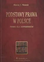Podstawy prawa w Polsce - Outlet - Nowak Maciej J.