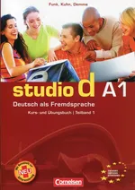 studio d A1 Kurs und Ubungsbuch + CD Teilband 1 Podręcznik z ćwiczeniami