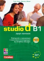 Studio d B1Język niemiecki Podręcznik z ćwiczeniami + CD - Outlet