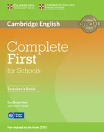 Complete First for Schools Teacher's Book - Guy Brook-Hart
