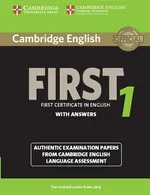Cambridge English First 1 authentic examination papers with answers