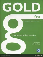 Gold First Exam Maximiser with key + CD - Sally Burgess