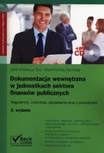 Dokumentacja wewnętrzna w jednoskach sektora finansów publicznych
