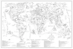 Mapa Kolorowanka Świat Młodego Odkrywcy