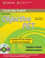 Objective PET Student's Book without answers + CD - Louise Hashemi