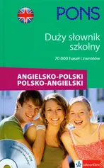 PONS Duży słownik szkolny angielsko-polski, polsko-angielski z płytą CD - Outlet