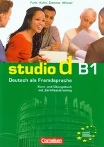 Studio d B1 Kurs und Ubungsbuch + CD Podręcznik z ćwiczeniami - Outlet
