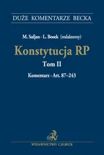 Konstytucja RP Tom 2 Komentarz do art. 87-243 DKB