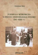 Formuła wyborcza u progu niepodległej Polski - Zdzisław Ilski