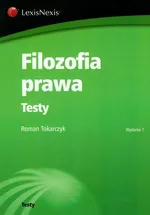 Filozofia prawa Testy - Outlet - Roman Tokarczyk