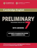 Cambridge English Preliminary 7 Authentic examination papers with answers