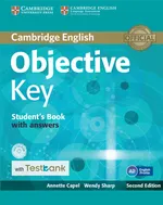 Objective Key Student's Book with Answers with CD-ROM with Testbank - Annette Capel