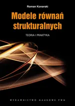 Modele równań strukturalnych z płytą CD - Outlet - Roman Konarski