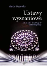 Ustawy wyznaniowe - Marcin Olszówka