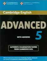 Cambridge English Advanced 5 Student's Book with answers