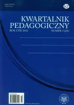 Kwartalnik Pedagogiczny nr 3 2012 - Praca zbiorowa