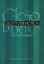 Glottodidactica vol. XXXVII (2011)