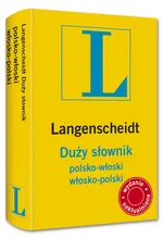 Słownik duży polsko włoski włosko polski - Outlet