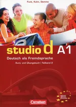 studio d A1 Kurs und Ubungsbuch + CD Teilband 2 Podręcznik z ćwiczeniami