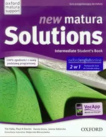New Matura Solutions Intermediate Student's Book + broszura + online Zakres podstawowy i rozszerzony - Falla Tim Davies