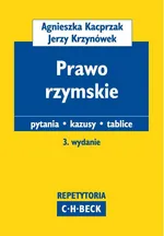 Prawo rzymskie - Outlet - Agnieszka Kacprzak