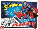 Superman Wielkie plakaty + zawieszki na drzwi Kolorowanka