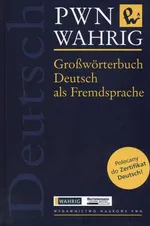 Grossworterbuch Deutsch als Fremdsprache - Outlet - Burfeind Wahrig Renate