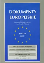 Dokumenty europejskie Tom 6 część 1