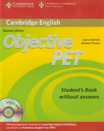 Objective PET Student's Book without answers with CD-ROM - Outlet - Louise Hashemi
