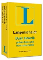 Duży słownik polsko francuski francusko polski