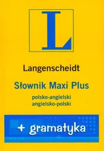 Słownik Maxi Plus polsko angielski angielsko polski + gramatyka